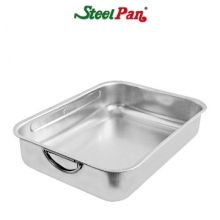 Nierdzewna brytfanna głęboka do pieczenia Steel Pan 35cm