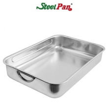 Nierdzewna brytfanna głęboka do pieczenia Steel Pan 40cm