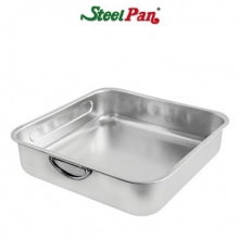 Brytfanna kwadratowa głęboka Steel Pan 32x32cm