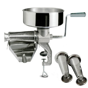 Maszynka nierdzewna do pomidorów malin i owoców Reber Inox 3 Set