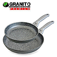 Patelnie granitowe indukcyjne Granito Induction Premium Risoli