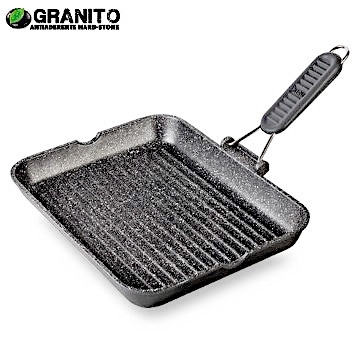 Patelnia granitowa do grillowania Risoli Granito 36x26cm