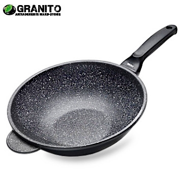 Wok granitowy Risoli Granito 28cm